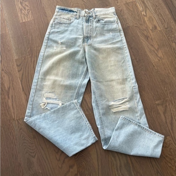 BDG High Rise Loose Baggy Jeans Size 27 Retro Vintage Boyfriend y2k J - Picture 1 of 6